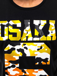 Tricou bărbați negru OZONEE JS/KS1958Z