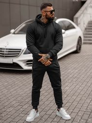 Compleu sport bărbaţi negru OZONEE JS/68C10381/3Z