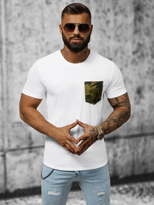 Tricou bărbați alb OZONEE JS/8T85/2Z