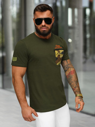 Tricou bărbați kaki OZONEE O/MPO3492