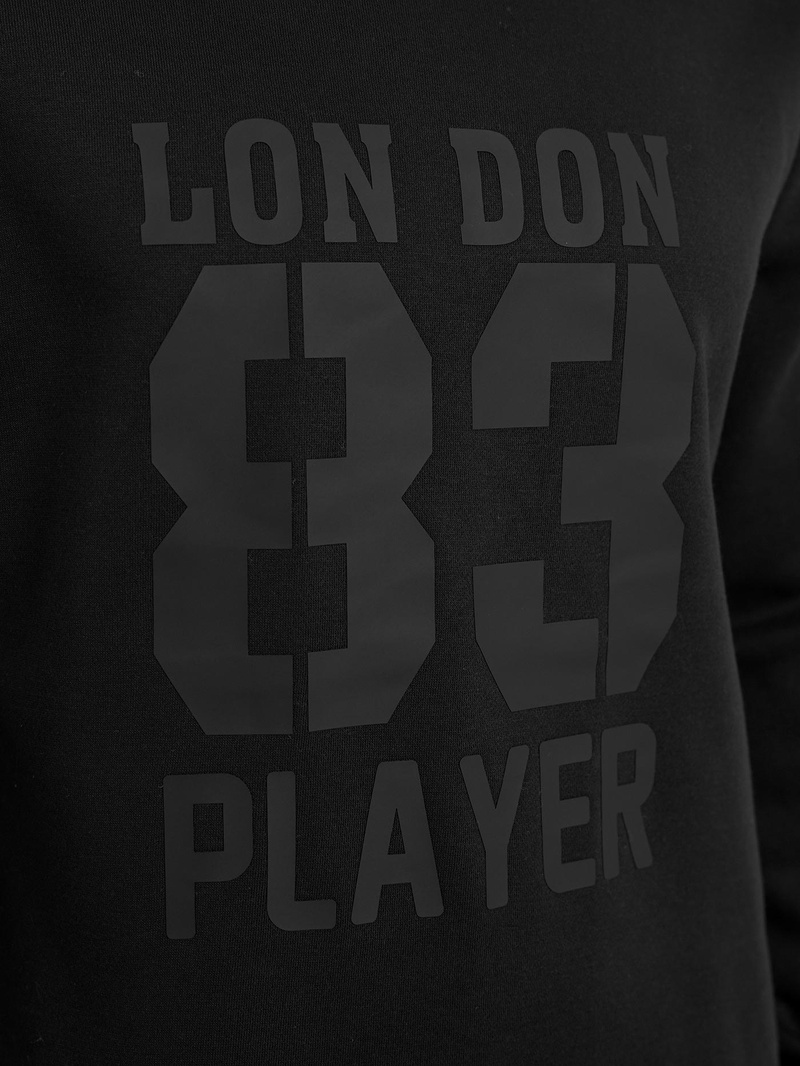 Hanorac bărbați negru OZONEE JS/8B1976/3