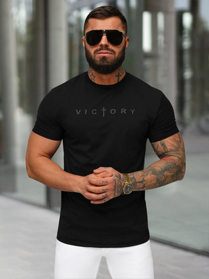 Tricou bărbați negru OZONEE NB/MT3138