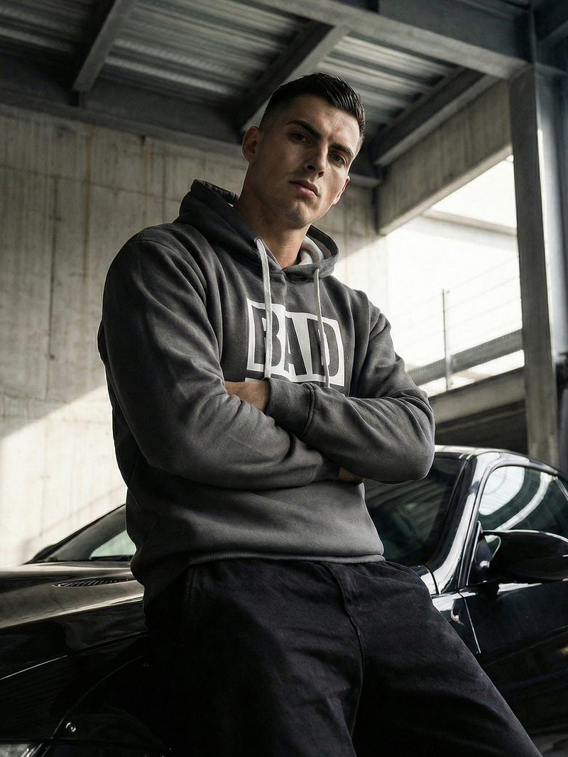 Hanorac bărbați antracit OZONEE JS/65B3909/5Z