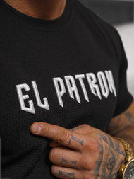 Tricou bărbați negru OZONEE O/T7283