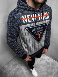 Hanorac bărbați bleumarin OZONEE JS/KS1907Z