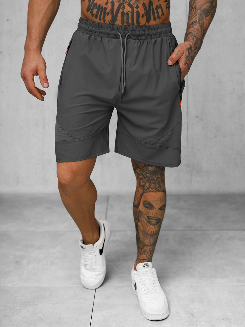 Pantaloni scurți sport pentru bărbați antracit OZONEE JS/12K1801/5