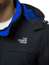 Jachetă de primăvară bărbați albastru marin OZONEE MG/2510