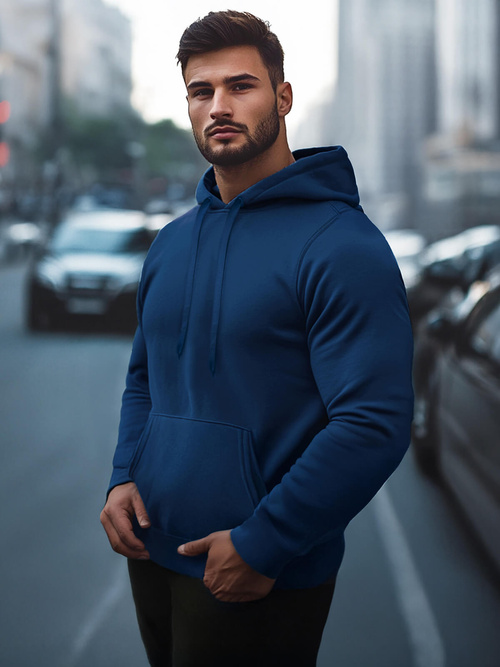 Hanorac bărbați indigo OZONEE JS/2009/66Z