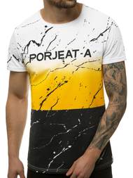 Tricou bărbați galben OZONEE JS/SS11120