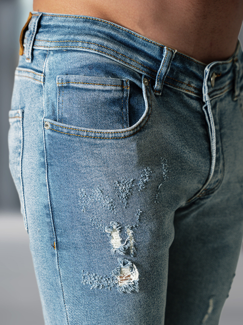 Blugi bărbaţi albaștri OZONEE O/0526