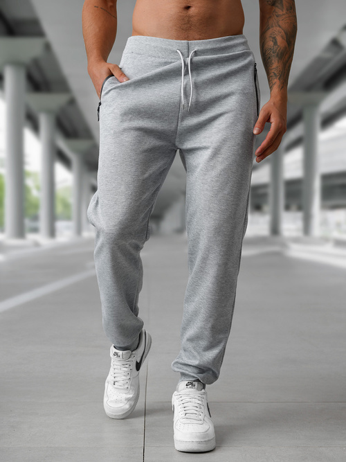 Pantaloni de trening bărbaţi gri OZONEE JS/15K1835/2