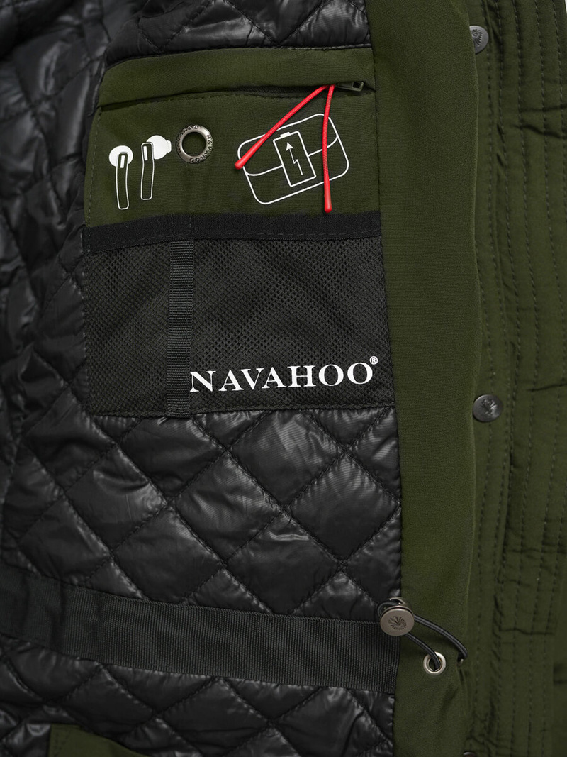 Geacă de femei kaki OZONEE O/W377Z