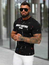 Tricou bărbați negri OZONEE O/MPO3443