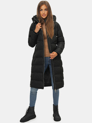 Geacă de iarnă parka femei neagra OZONEE JS/M736/392Z
