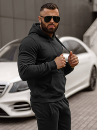 Compleu sport bărbaţi negru OZONEE JS/68C10381/3Z