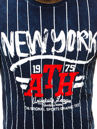 Tricou bărbați bleumarin OZONEE HFM/017Z