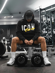 Hanorac bărbați negru OZONEE JS/8B1736/3