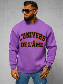 Bluză oversize violet OZONEE O/SWE23055