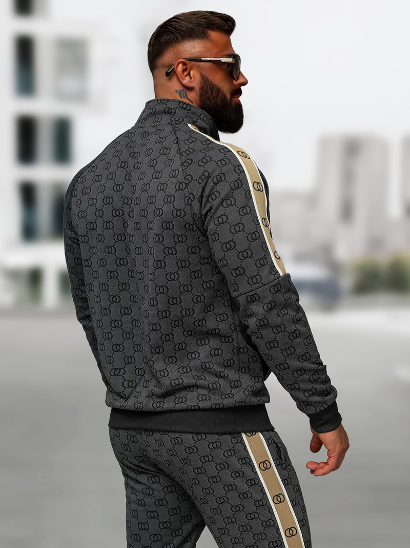 Compleu sport bărbaţi negru OZONEE O/FF5110AB