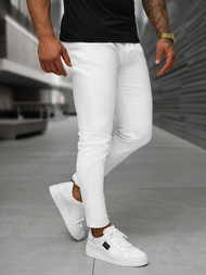 Blugi bărbaţi albi OZONEE O/YB661