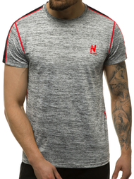 Tricou bărbați gri OZONEE JS/KS2103