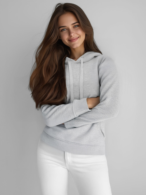 Hanorac femei gri OZONEE JS/W02Z