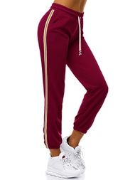 Pantaloni de training dame bordo OZONEE JS/1020/B13