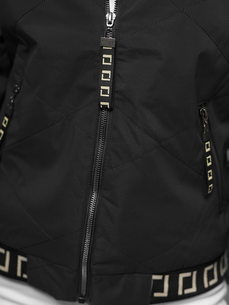 Geacă de femei neagră OZONEE JS/5M3161/392