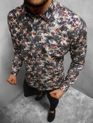 Cămașă bărbați colorat OZONEE O/2522