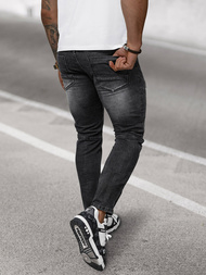 Blugi bărbaţi negri OZONEE NB/MP0142N