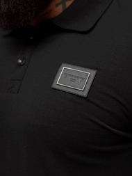 Tricou polo bărbați negru OZONEE NB/MT3124