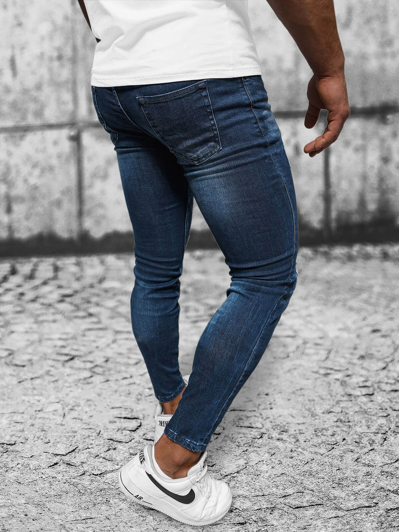 Blugi bărbaţi albaștri închis OZONEE NB/MP0015BS