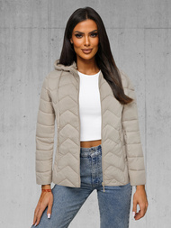 Geacă de femei bej OZONEE JS/16M9232/62