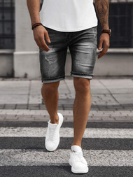Pantaloni scurti bărbați negri OZONEE NB/MP0044NZ