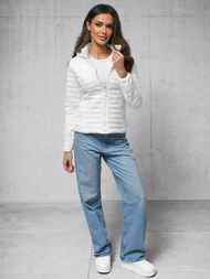 Geacă de femei albă OZONEE O/H117Z