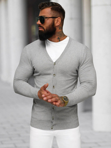 Pulover bărbați gri OZONEE NB/MM6006/2Z