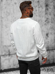 Bluză bărbați albă OZONEE JS/3B576