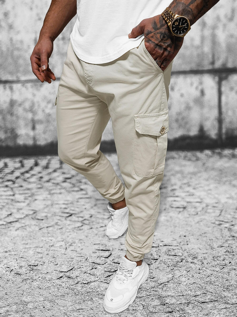 Pantaloni jogger Bărbaţi gri OZONEE O/PAN23023