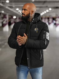 Geacă bărbați neagră OZONEE JS/57M7503/392