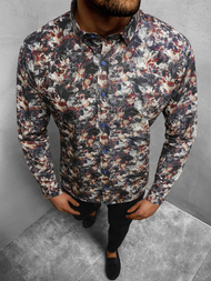 Cămașă bărbați colorat OZONEE O/2522