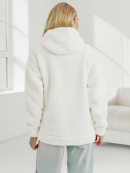 Hanorac femei albă OZONEE JS/HH192/1