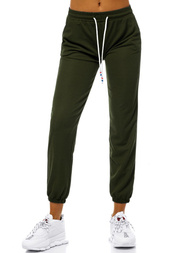 Pantaloni de training femei kaki OZONEE JS/1020/B7