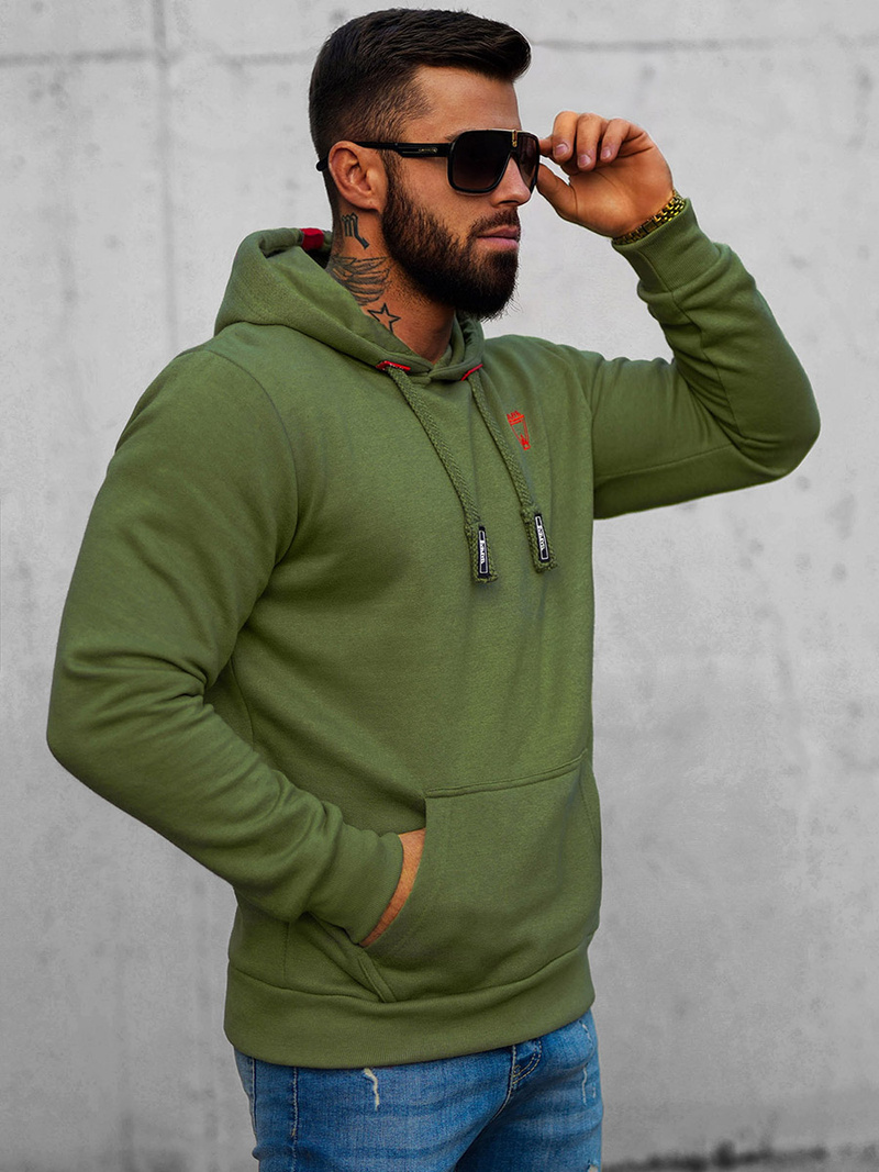 Hanorac bărbați verde OZONEE O/H1060