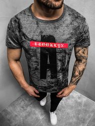 Tricou bărbați antracit OZONEE JS/SS10921Z