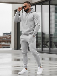 Compleu sport bărbaţi gri OZONEE JS/68C10381/2Z