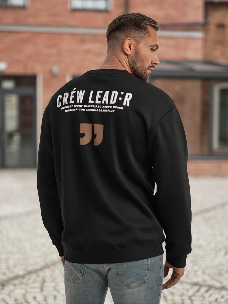 Hanorac bărbați negru OZONEE JS/65B3917/3