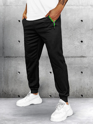 Pantaloni de trening bărbaţi negri OZONEE JS/68K10350Z