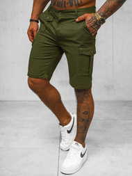 Pantaloni scurti chino bărbați verde OZONEE NB/MP0188MV