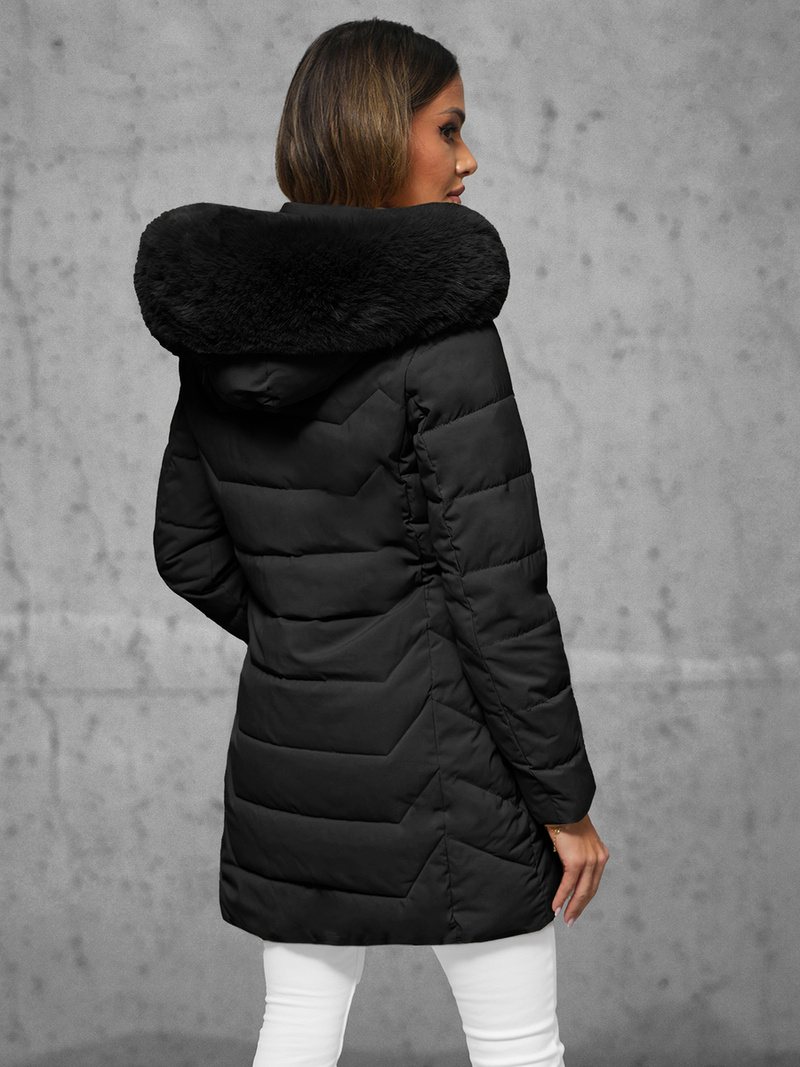 Geacă de femei neagra OZONEE JS/16M9121/392