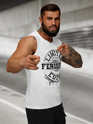 Maiou bărbați alb OZONEE JS/8B1725/1Z